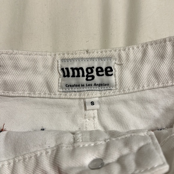 White Embroidered Skirt - Picture 3 of 4